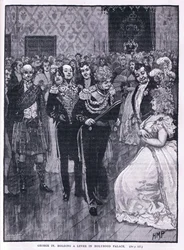 George IV holding a levee in Holyrood Palace 1822