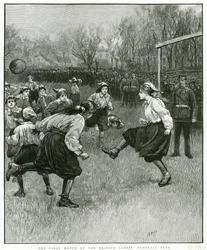 The First Match of the British Ladies
