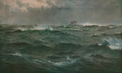 Rough Weather in the Mediterranean, 1874