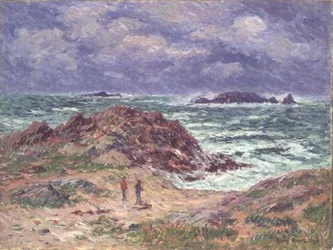 Threshers in Brittany
