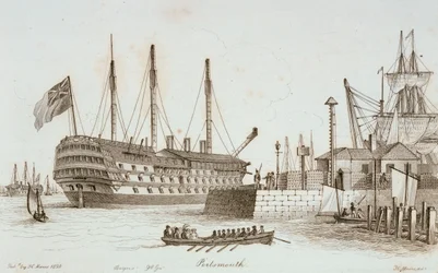 Sketches of Shipping in Portsmouth Harbour