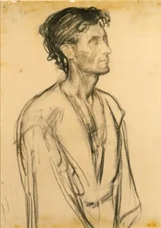 Study for Disciple Kneeling at the Tomb