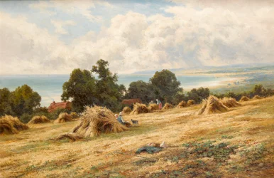 Harvest Time by the Sussex Coast near Worthing