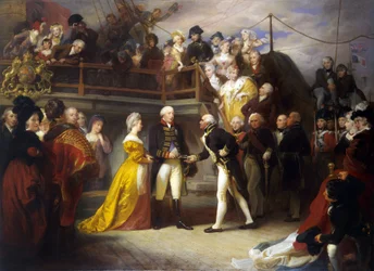 Visit by King George III