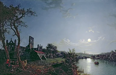 Morning with a View of Kirkstall Abbey