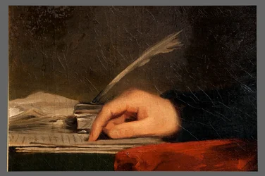 Detail of Portrait of Alexander Hamilton