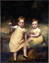 Double portrait of William Thorold Wood and Charles Thorold Wood