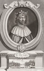 Henry III, King of England. Portrait