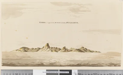 Eimeo as it Appears from Matavai Bay, Otahiete, 1768-75