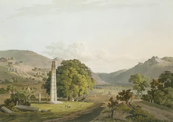 The Obelisk at Axum, engraved by Daniel Havell, 1809