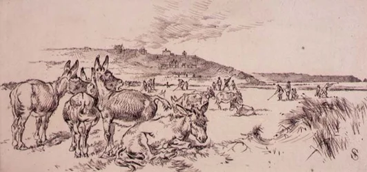 Donkeys on the Golf Course