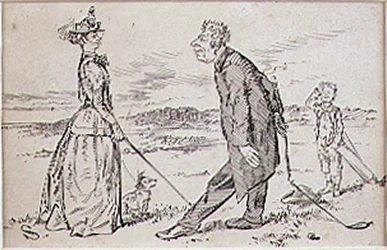 The Courteous Golfer, illustration to 