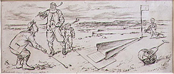 The Guided Golfer, illustration from 