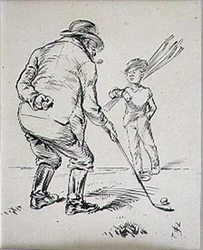 The Last Putt, illustration from 