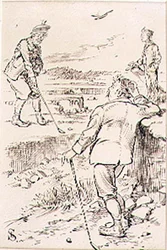 The Winning Golfer, illustration from 