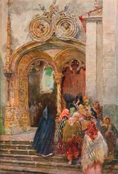 South Door of Matriz Church, Ponta Delgada