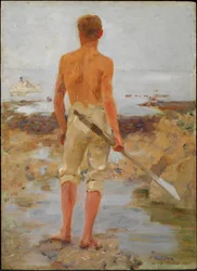 A Boy with an Oar