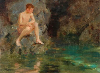 Portrait of David Bone - Cornwall, 1913