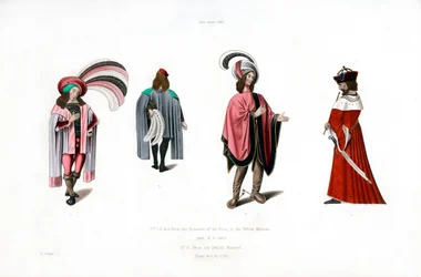 Male Dress, c1480, 1843