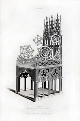 Solid Silver Throne, 1397, 1843