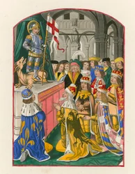 The Sovereigns of Europe Worshipping St George, Late 15th Century