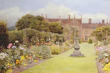The Grass Walk, Helmingham Hall, 1892