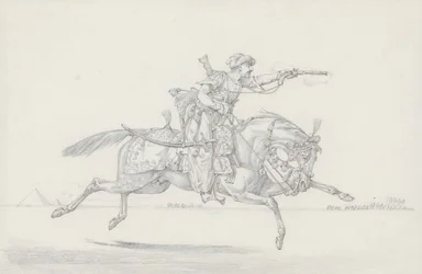 A Charging Mameluke firing a pistol
