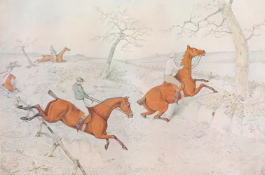 A Steeplechase: Crossing a Deep Ravine Dangerous to Pass