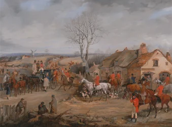 Hunting Scene: The Meet, ca. 1840