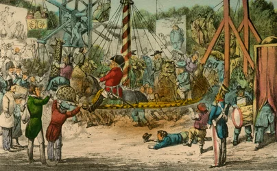 Mr. Jorrocks Takes a Ride at the Fête at St. Cloud, 1838