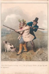 Set of Twelve with Title Page: Sporting Satirist