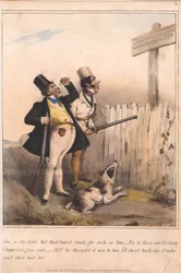 Set of Twelve with Title Page: Sporting Satirist