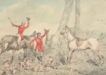 The Death: Huntsman Holding Fox Aloft