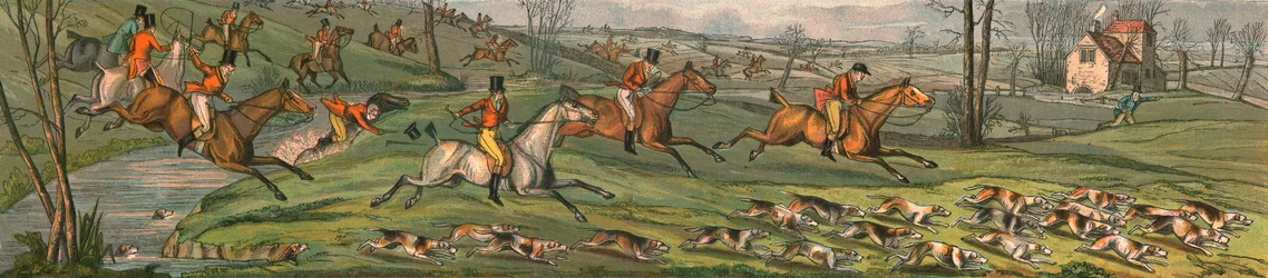 The Hunt - Full Cry, 1820, 1890