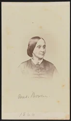 Carte-de-visite Portrait of Mrs. Bowen