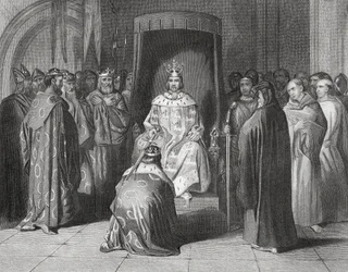 King Richard II Knighting the Kings of Connaught, Ulster, Thomond and Leinster in 1394