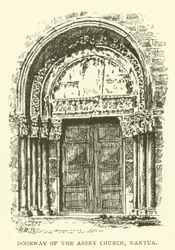 Doorway of the Abbey Church, Nantua