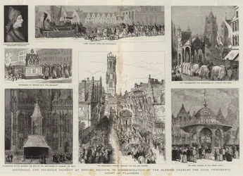 Historical and Religious Pageant at Bruges, Belgium, in Commemoration of the Blessed Charles the Good, Thirteenth Count of Flanders