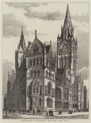 Manchester Illustrated, the New Town Hall