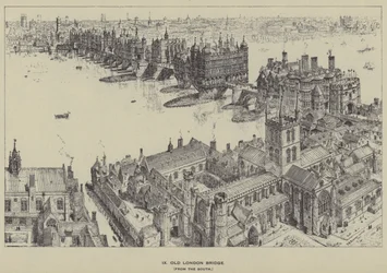 Old London Bridge, from the South