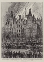 The Fire at Hyde Park Court, Albert Gate