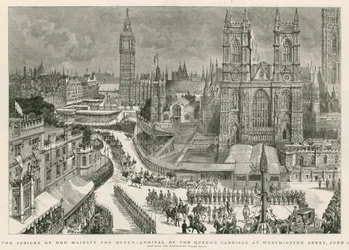 The Jubilee of Her Majesty the Queen - arrival of the Queen
