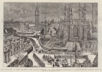 The Jubilee of Her Majesty the Queen, Arrival of the Queen