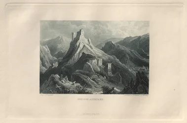 The Picturesque and Romantic Rhine: Altenahr Castle, 1928