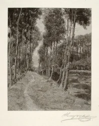 A Path to Longpre (French Landscape)