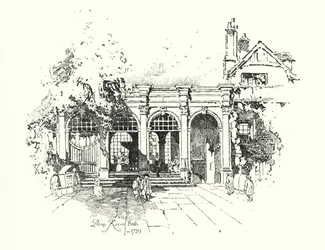 Pump Room, Bath, in 1739