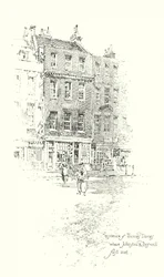 Residence of Thomas Davies, London, Where Dr Johnson and James Boswell First Met