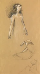 Study for "Tristram and Yseult"