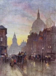Cannon Street, Summer Evening