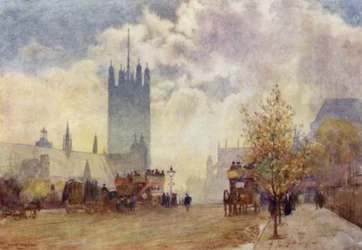 Victoria Tower and East End of Westminster Abbey